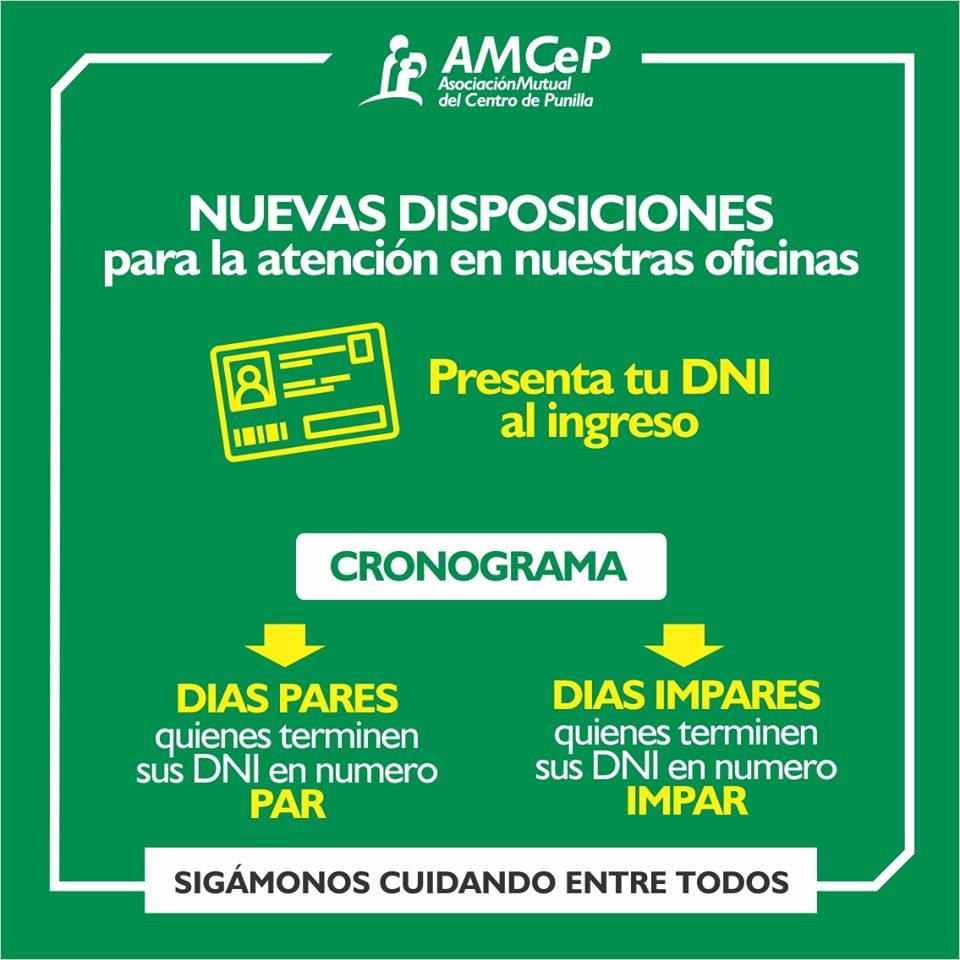 Nuevas disposiciones para la atencion en oficinas | 05-05-2020